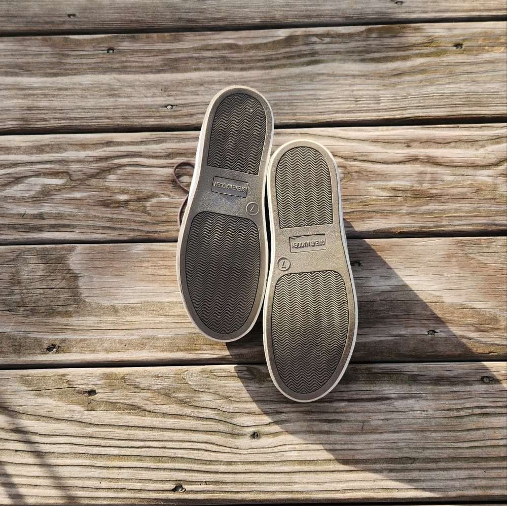 Steve Madden Gray Oxford Dress Shoes - Picture 4 of 4